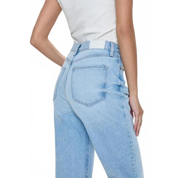 NEW PISTOLA cassie crop super high rise straight denim in leisure vintage - Picture 7 of 9